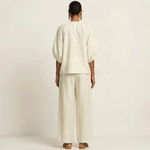 AURELIE | ZIPPER-FRONT PUFF SLEEVE SET