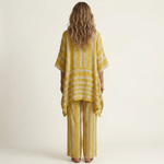 SASHA | TWO-PIECE STRIPED COTTON-LINEN SET
