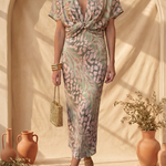Antonella | Vestito elegante in tessuto leggero e fluido