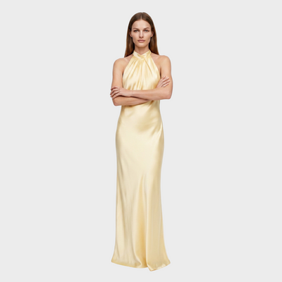Gala – Satino Halter Suknelė