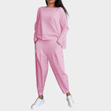 Klaudija™ - Marškinėlių ir Kelnaičių Rinkinys su Lengva Elegancija