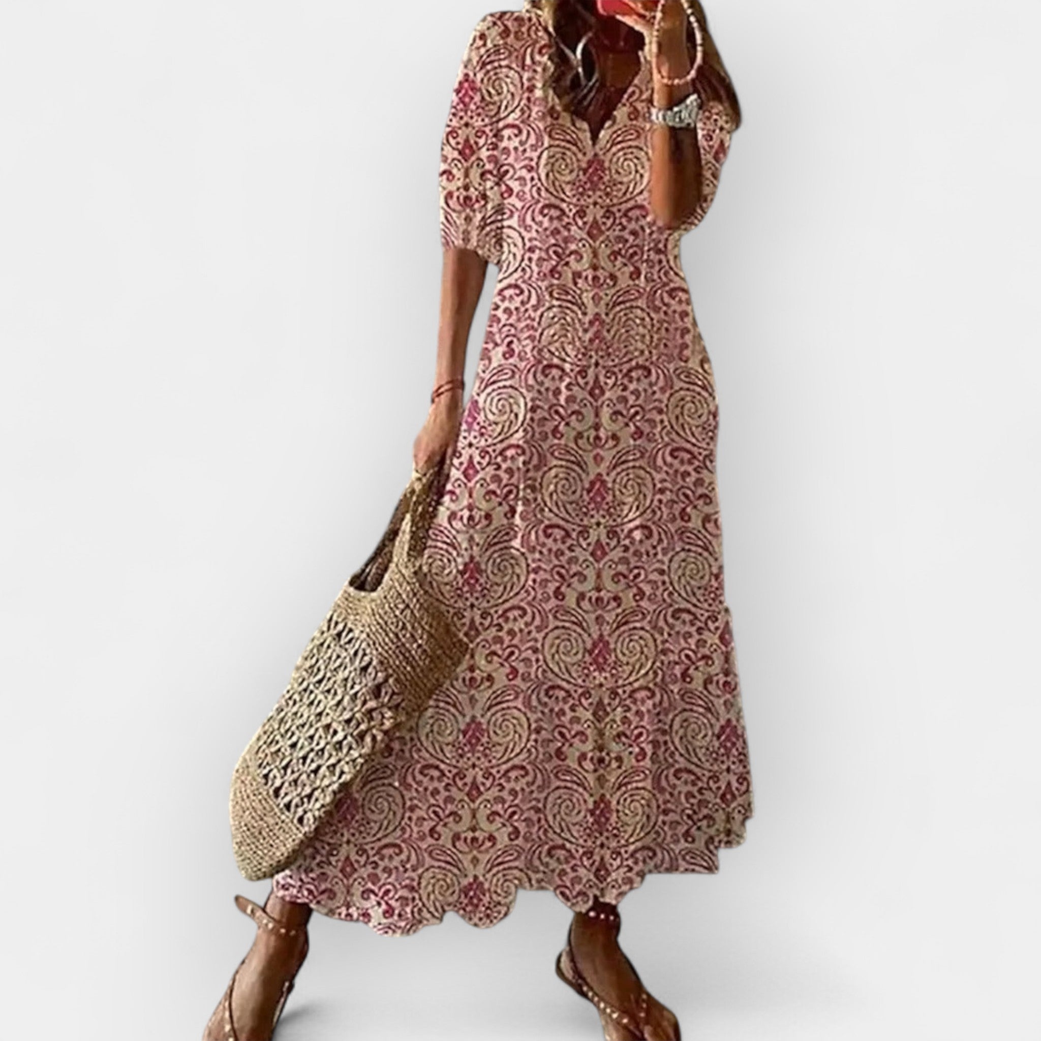 Maksifas Boho stiliumi